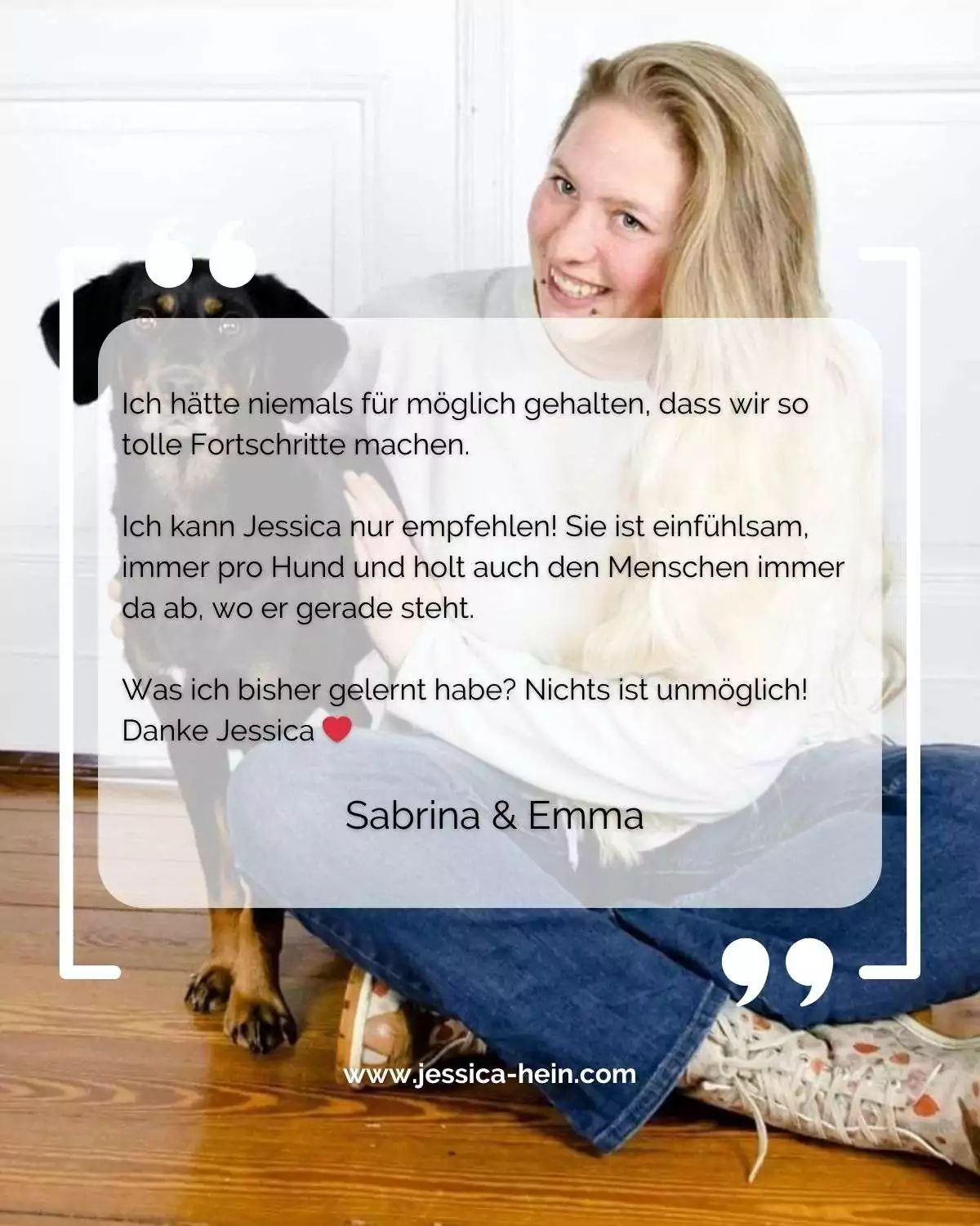 Kundenstimme Sabrina und Emma